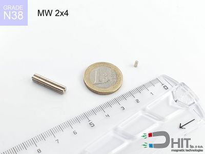 MW 2x4 N38 magnes walcowy