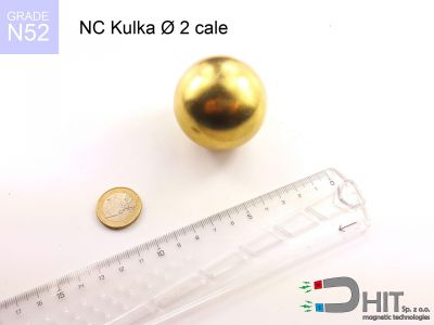 NC kulka fi 2 cale N52 - magnesy neodymowe jako kuleczki - neocube