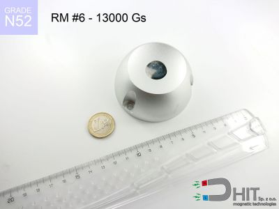 RM R6 - 13000 Gs [N52] - rozdzielacz magnetyczny