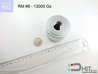 RM R8 - 13000 Gs [N52] - rozdzielacz magnetyczny