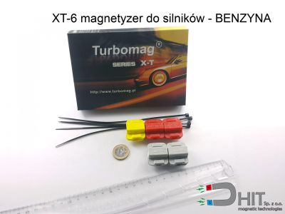 XT-6 magnetyzer do silników - BENZYNA + olej  - magnetyzery turbomag <sup>®</sup> do silnika na lpg i benzyny pb